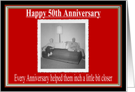 Wedding Anniversary 50 Years card