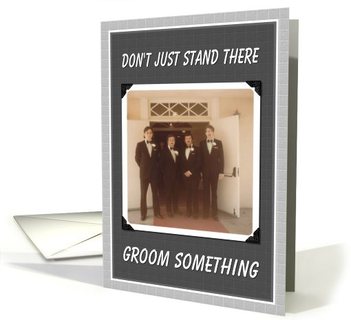 Groom Something - Funny card (206873)