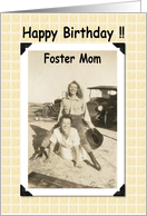 Happy Birthday Foster Mom card