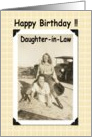 Happy Birthday Daughter in law card