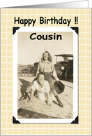 Happy Birthday Cousin card
