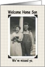 Welcome Home, perhaps card