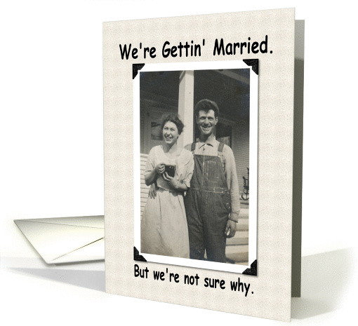 Gettin' Married! card (207551)