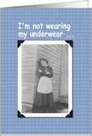 My Underwear card