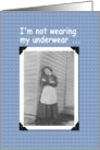 My Underwear II card