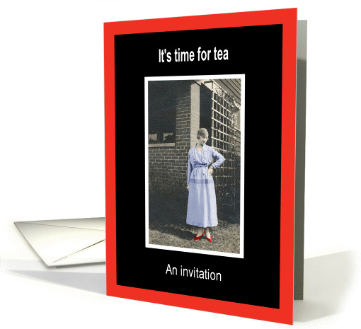 Tea Party Invite card (207615)