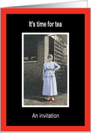 Tea Party Invite card