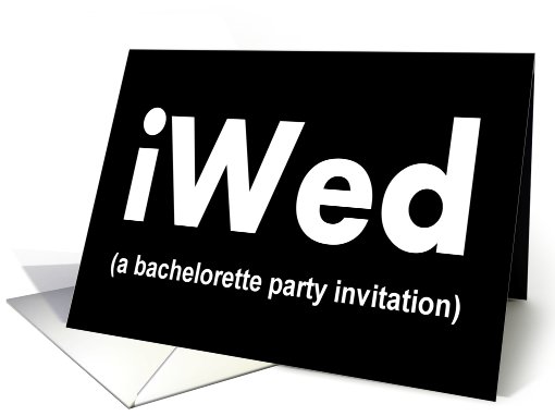 Bachelorette Party Invite card (207631)