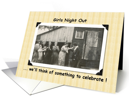Girls night out Invite card (207635)