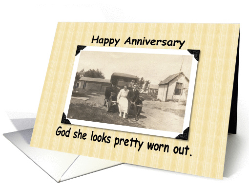 Happy Anniversary Humor card (208204)