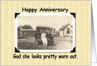 Happy Anniversary Humor card