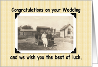 Congratulations Wedding card