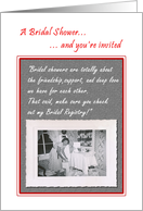 Bridal Shower Invitation card