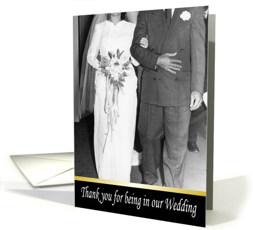 Thank You Wedding Note card (209412)
