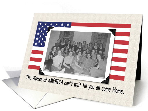 Women Support the Troops II card (209736)