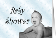 Baby Boy Shower Invite card