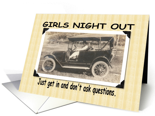 Girls Night Out Invite card (209814)