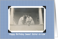 Happy Birthday Sister in Law card