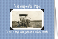 Happy Birthday Father - Spanish card