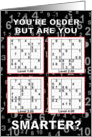 Sudoku Boss Birthday card