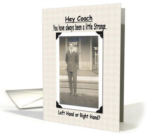 Happy Birthday - Coach card (210963)