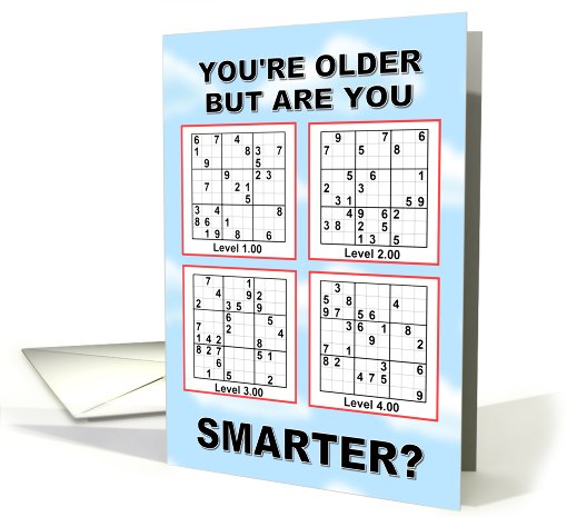 Sudoku Birthday - Friend card (210975)