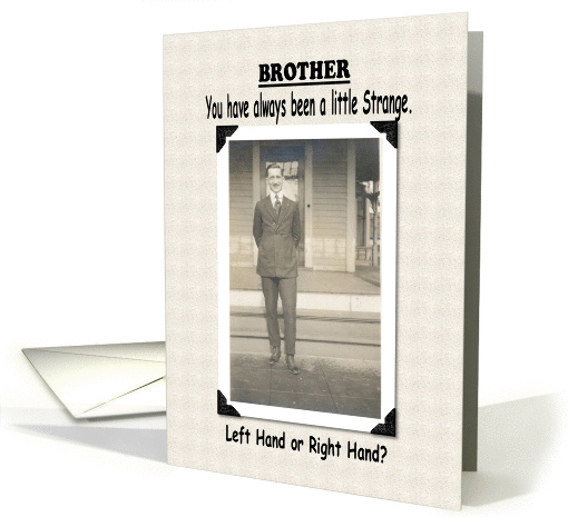 Birthday - Brother card (211027)