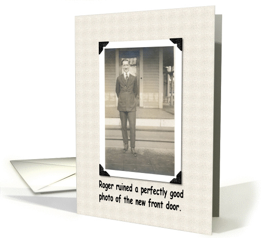 Photo Clown card (211037)