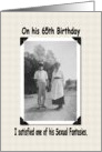 Sexy 65th Birthday Card - Funny card