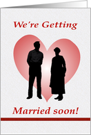 Announcement Getting Married card