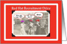 Red Hat Recruitment Drive card