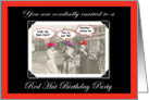 Red Hat Birthday Invite card
