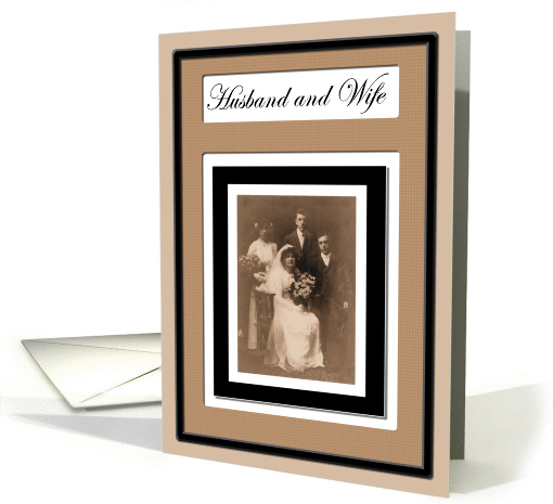 Traditional Marriage Announcement card (213393)