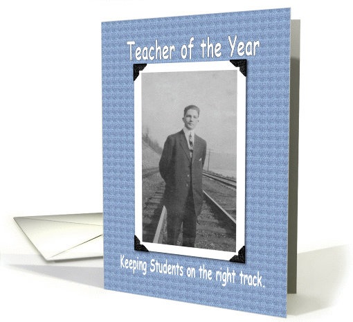 Teacher of the Year card (213923)