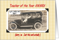 Teacher of the Year