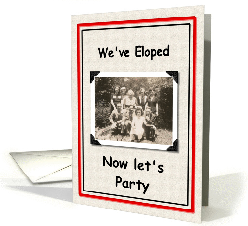 Elopement Party card (217855)