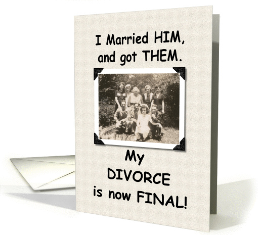 Divorce is Final card (217857)
