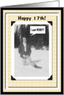 Happy 17th birthday card