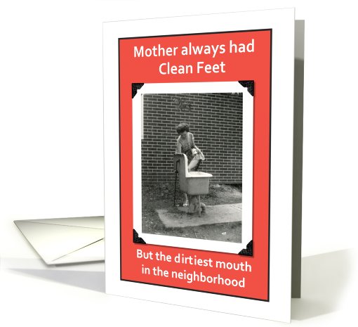 Dirty Mom Birthday card (219715)