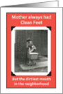 Dirty Mom Birthday card