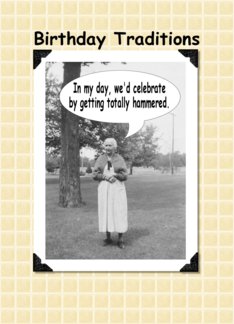 Granny Birthday - Funny Greeting Card