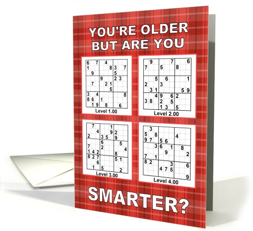 Sudoku - Grandma Birthday card (219843)
