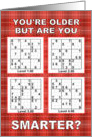 Sudoku - Grandma Birthday card