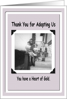 Thank You for Adopting us card
