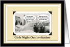 Bachelorette Girls night out card