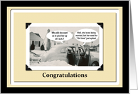 Wedding Congratulations card