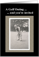 Golf Outing Invitation card