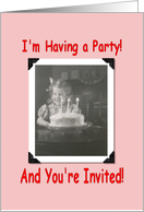 Birthday Party Invitation card