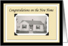 New Home Congratulations card