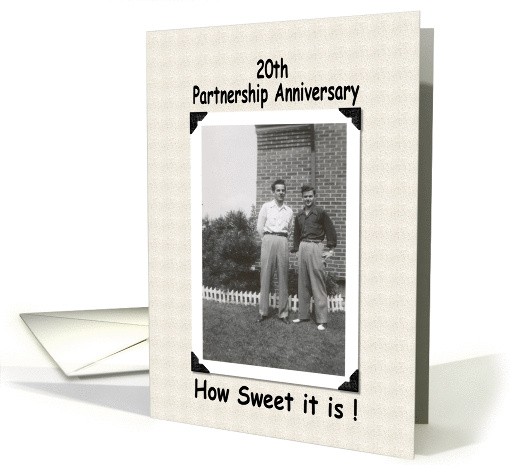 Gay Anniversary - 20th card (237160)